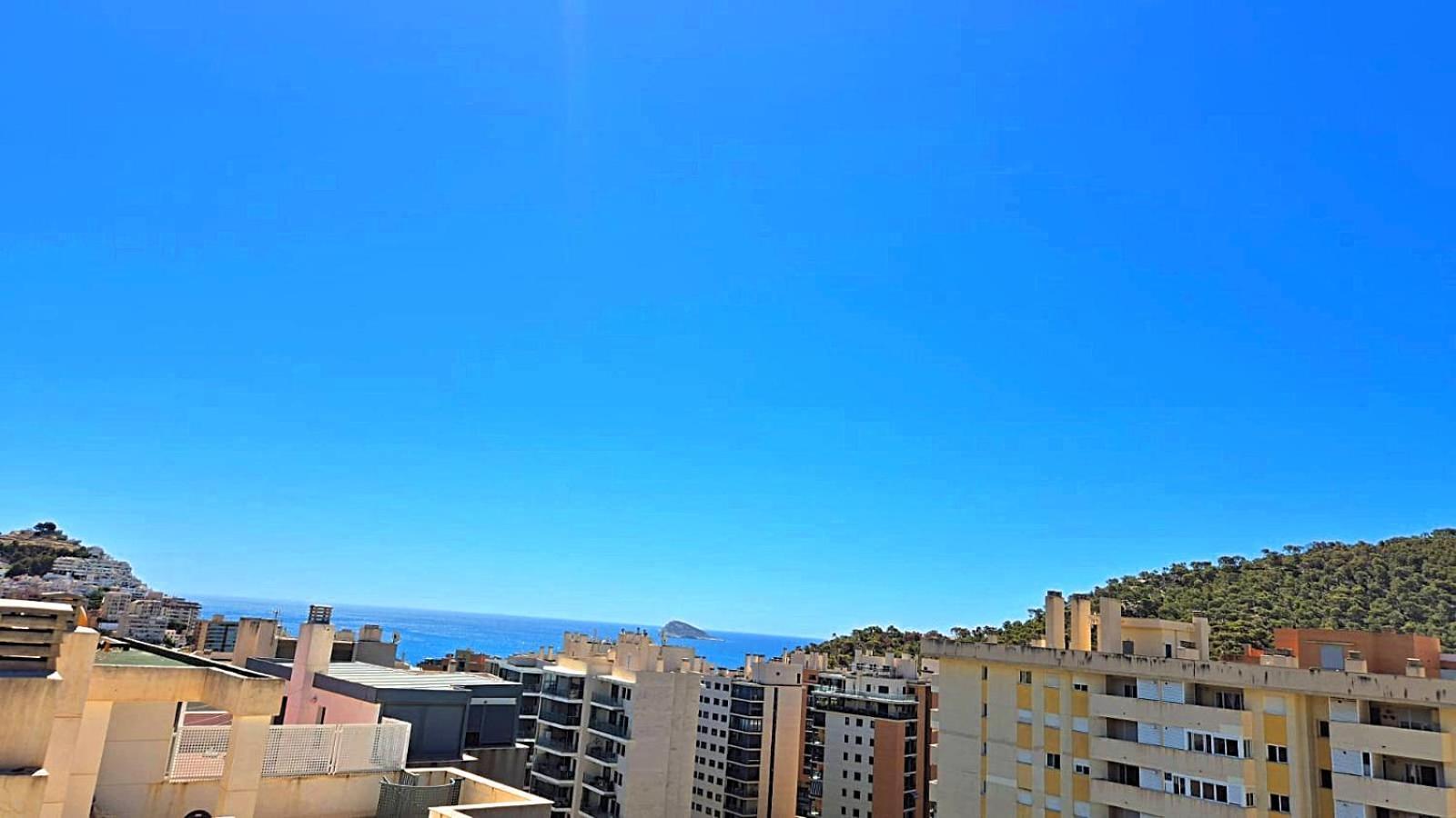 Beach Penthouse Apartment Benidorm Cala 칼라 데 피네스트라트 외부 사진