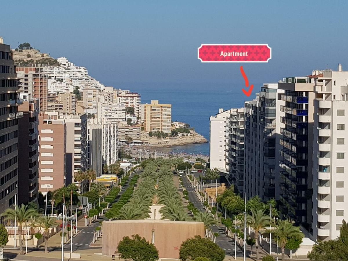 Beach Penthouse Apartment Benidorm Cala 칼라 데 피네스트라트 외부 사진